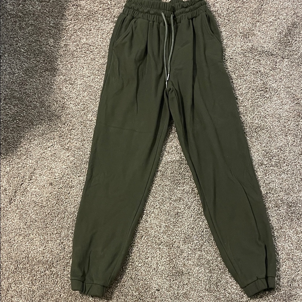 Men's Olive Green Jogger Pants